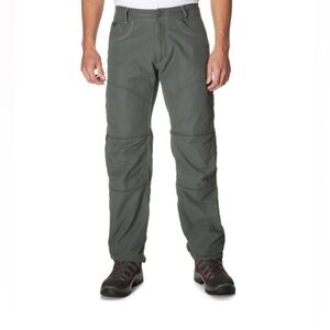 Kuhl liberator stealth Convertable zip off system pants cabin gray green 38 x 30